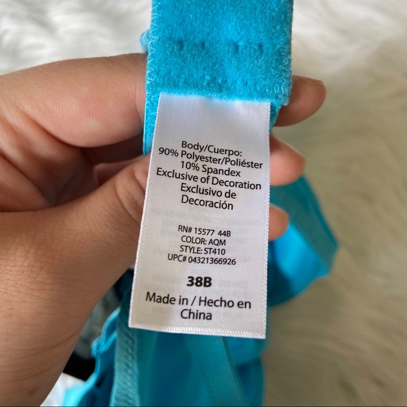 38B Simply Basic Push Up Bra Bikini Panty Set NWT - Picture 4 of 4